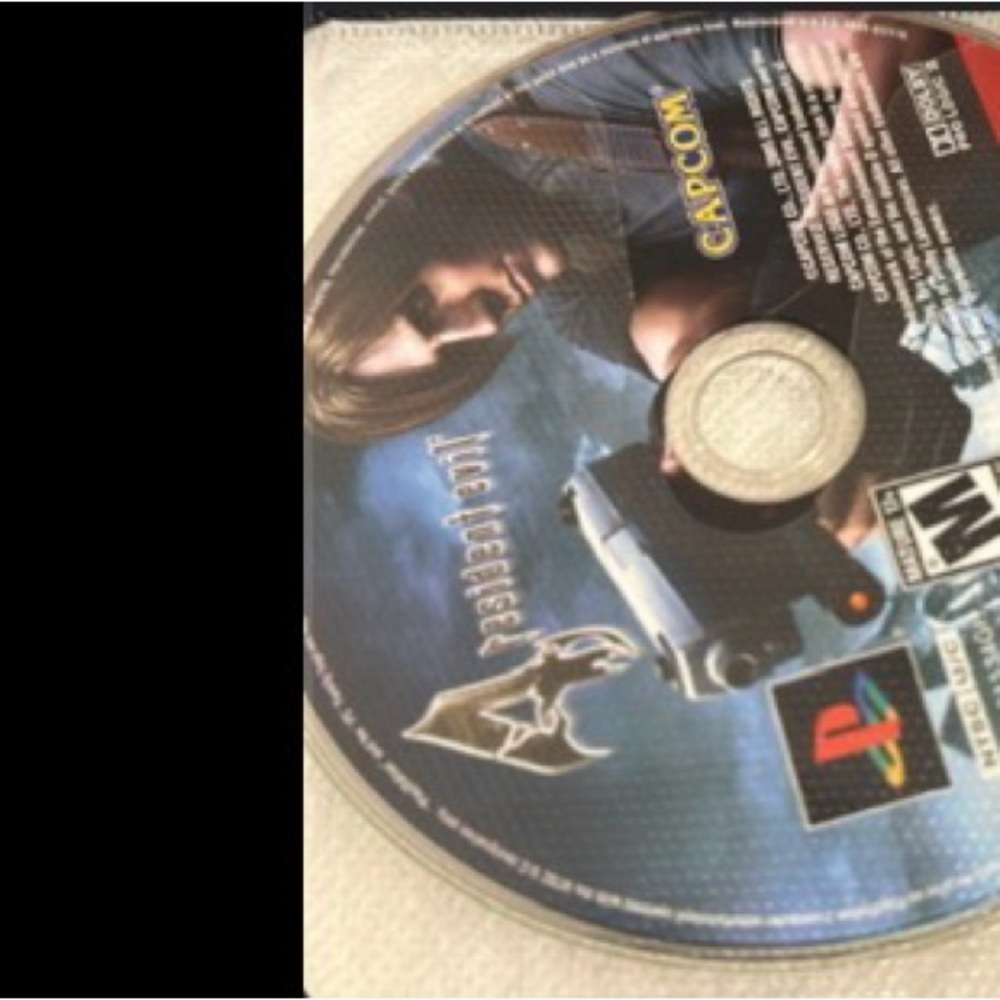 Resident Evil Video Game Disc - Black
